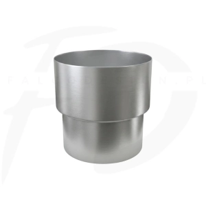 Złączka rury mufa stal Inguri  ⌀ 100 kolor srebrny metalik RAL 9006